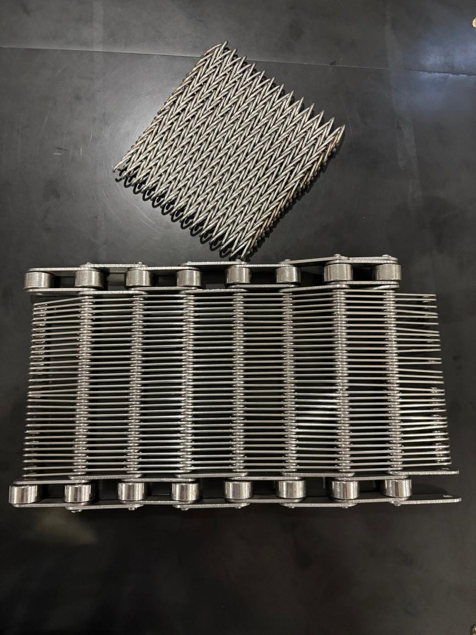 Detail wiremesh conveyor